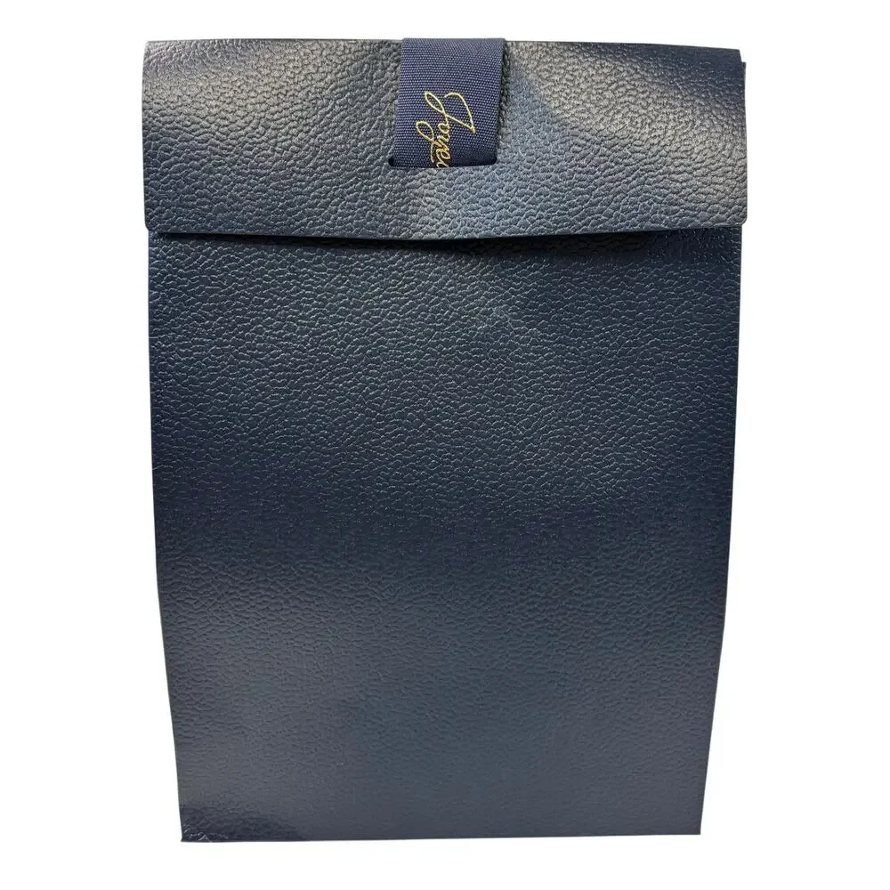 LOUIS VUITTON 2024 Holiday Empty Gift Bag Joyeuses Fetes Ribbon Navy